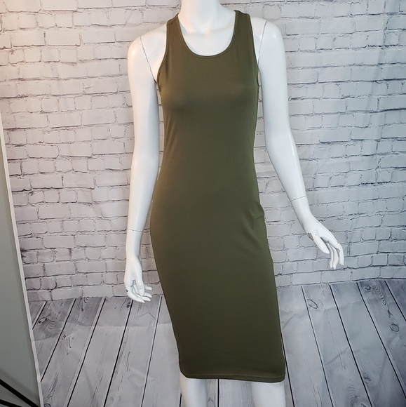 racerback tank midi dress
